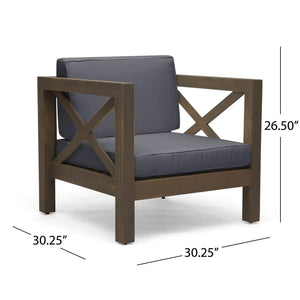 Brava - Mid - Century Modern Club Chair With Water Resistant Cushions - Best Buy Furniture