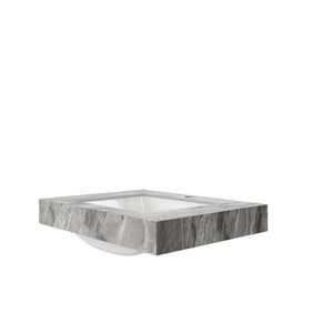 30" MURI Bathroom Sink in Light Gray