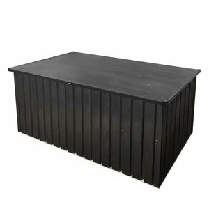 Out Door Metal Storage Box Store Medium - Black