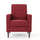 Mid-Century Modern Recliner With Button Tufted Waffle Stitch - Best Buy Furniture