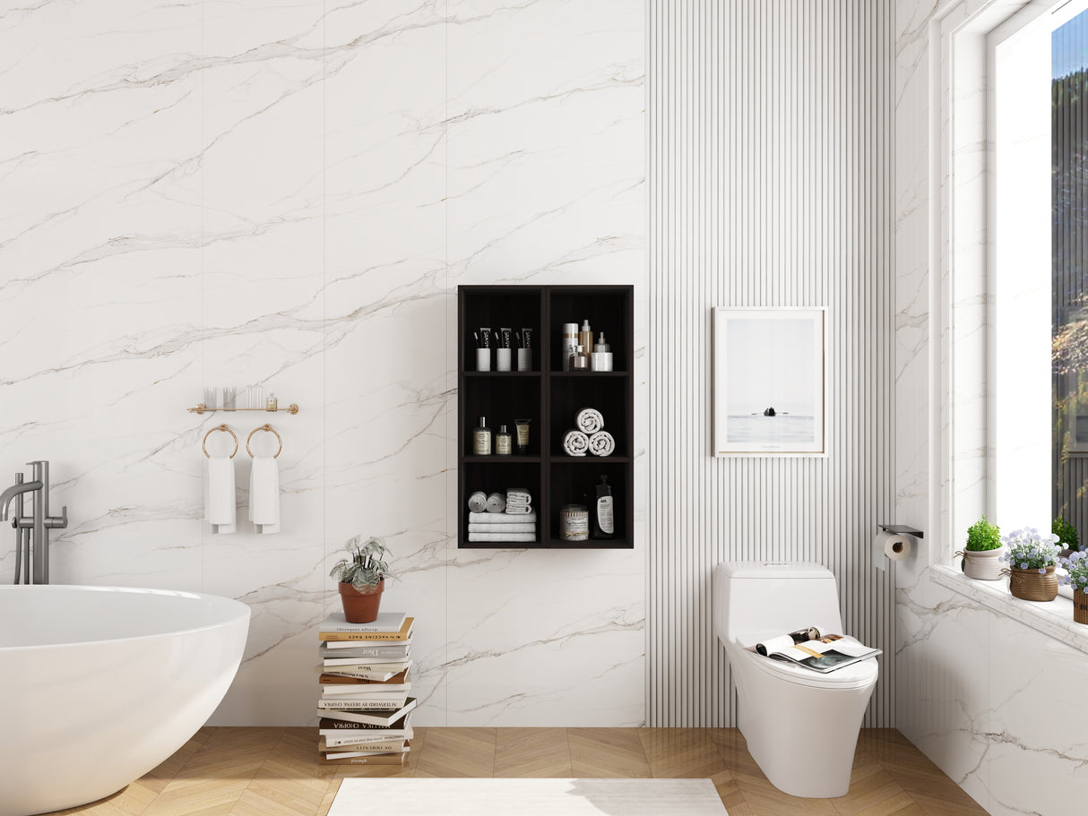 24 Inch Wall Mounted Storage Shelves Combination
