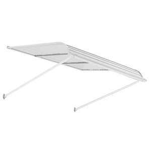 Window Awning Door Canopy 48x42 in Aluminum Alloy