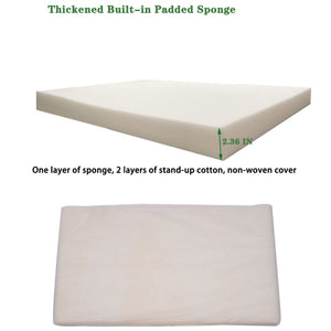 2PCS Set Outdoor Lounge Chair Cushion Replacement