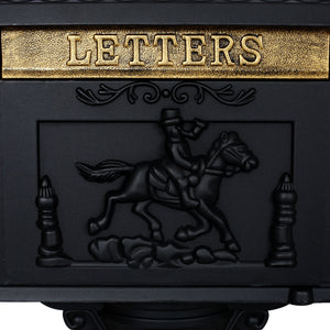 Cast Aluminum Mail Box, Postal Box, Mailbox