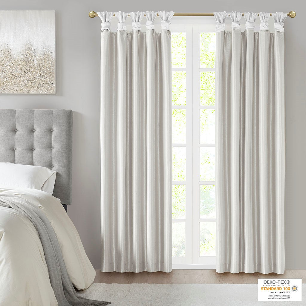Twist Tab Total Blackout Window Curtain Panel