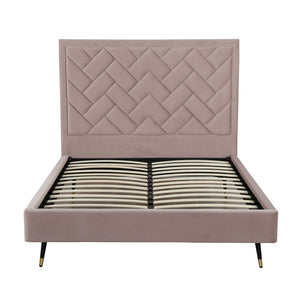 Crosby - Bed With Upholstered Headboard And Slats