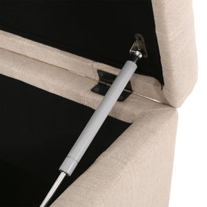Isabella - Contemporary Ottoman With Storage