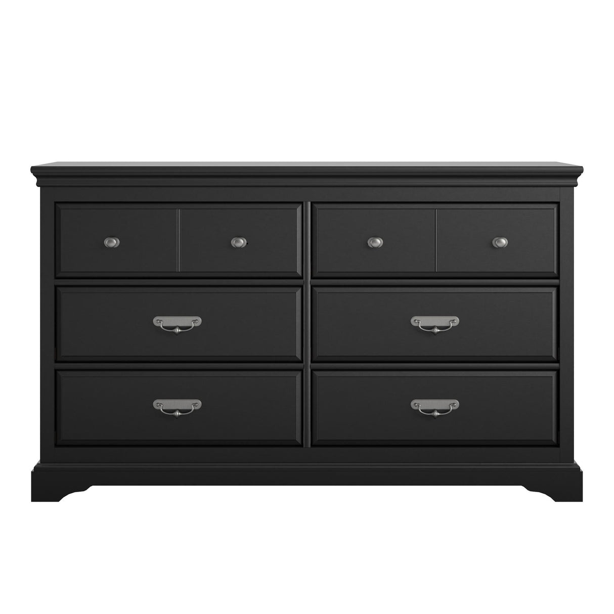 Bristol 6 Drawer Dresser - Black