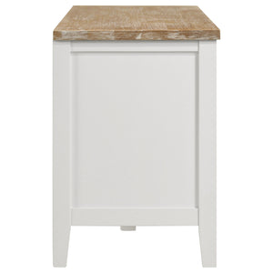 Evanston - 2 Door Stand - White