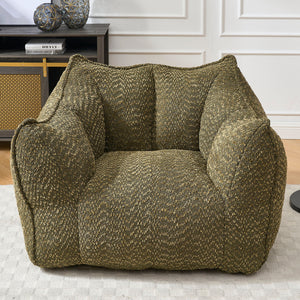 Comfortable Chenille Sofa Chairs With Highly Resilient Foam