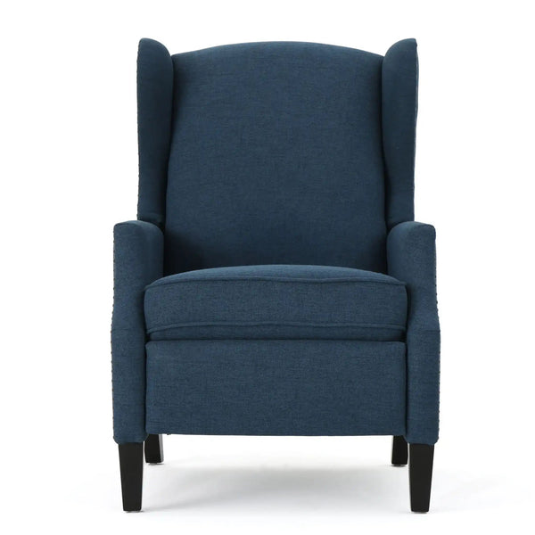 Westeros Wing Back Fabric Upholstered Recliner - Best Buy Furniture