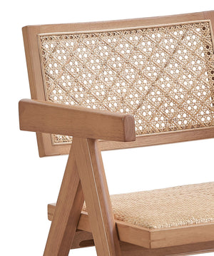 Velentina - Rattan Arm Chair (Set of 2) - Natural - Best Buy Furniture