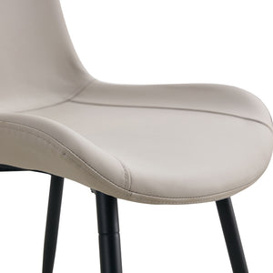 Modern Medieval Style Restaurant Cushioned Chairs With Suede Backrests