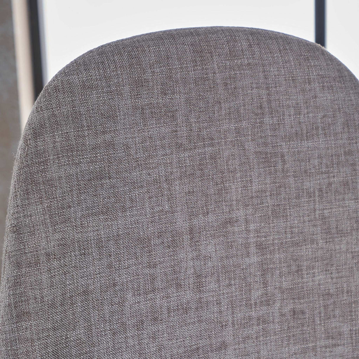 Modern Minimalist Fabric Dining Chair With Iron Legs - Best Buy Furniture