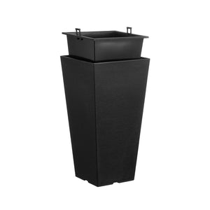 Set of 2 Tall Outdoor Planters 22 Inch