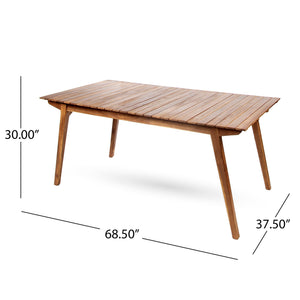 Outdoor Dining Table & Frame - Teak