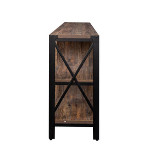 Industrial 80 Inch TV Stand for Living Room & Bedroom