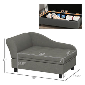 Pet Sofa Dog Sofa for Small Dogs with Storage