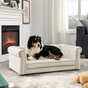 Modern Elegant Rectangle Elevated Pet Bed