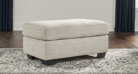 Vayda - Ottoman - Pebble - Best Buy Furniture