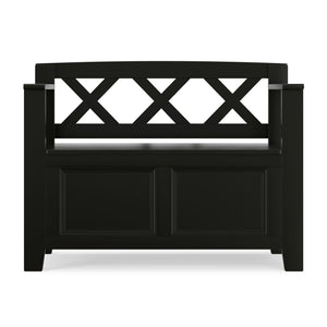 Amherst - Small Transitional Entryway Storage Bench