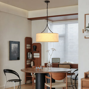 3 Light Drum Pendant Light