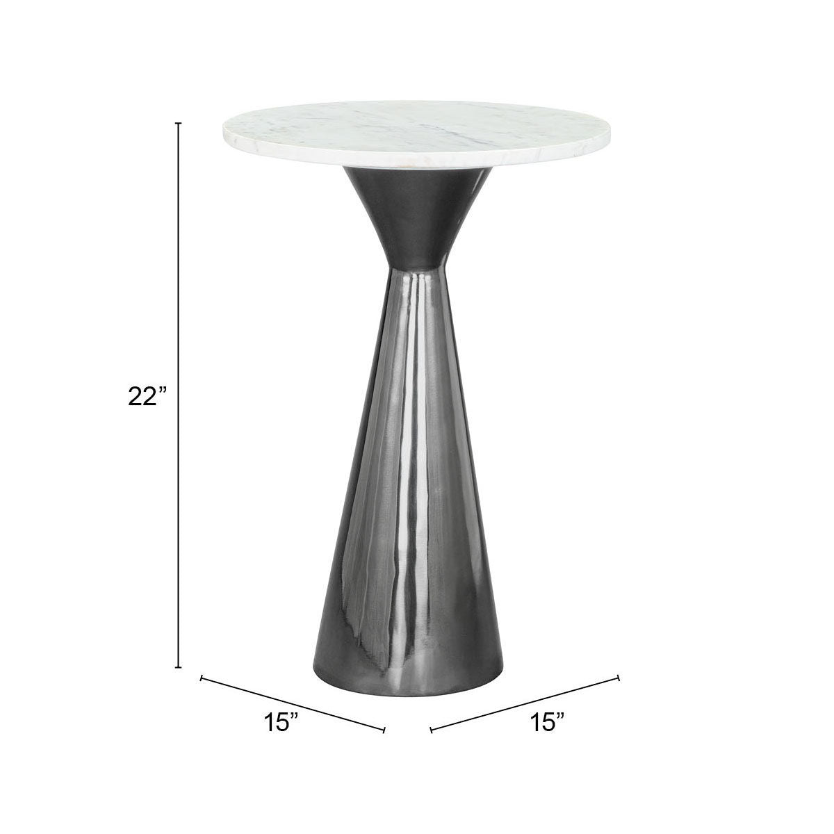 Zuo Modern Tim Side Table