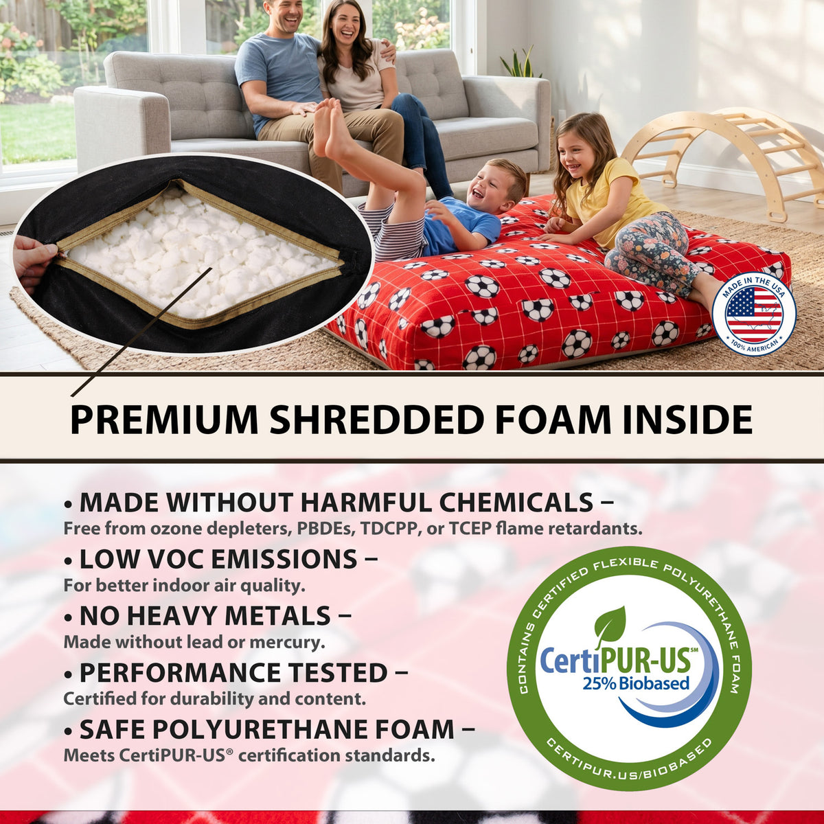 Sensory Crash Pad for Kids & Adults