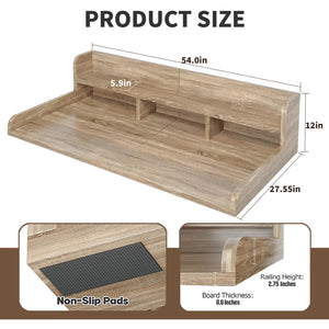 Washer Dryer Countertop with Non-Slip Pads, 54" x 27.5"