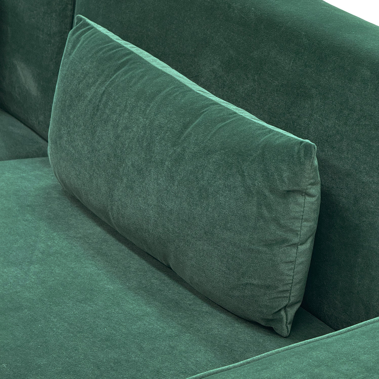 Emerald Green Velvet 2-Piece Sofa Set