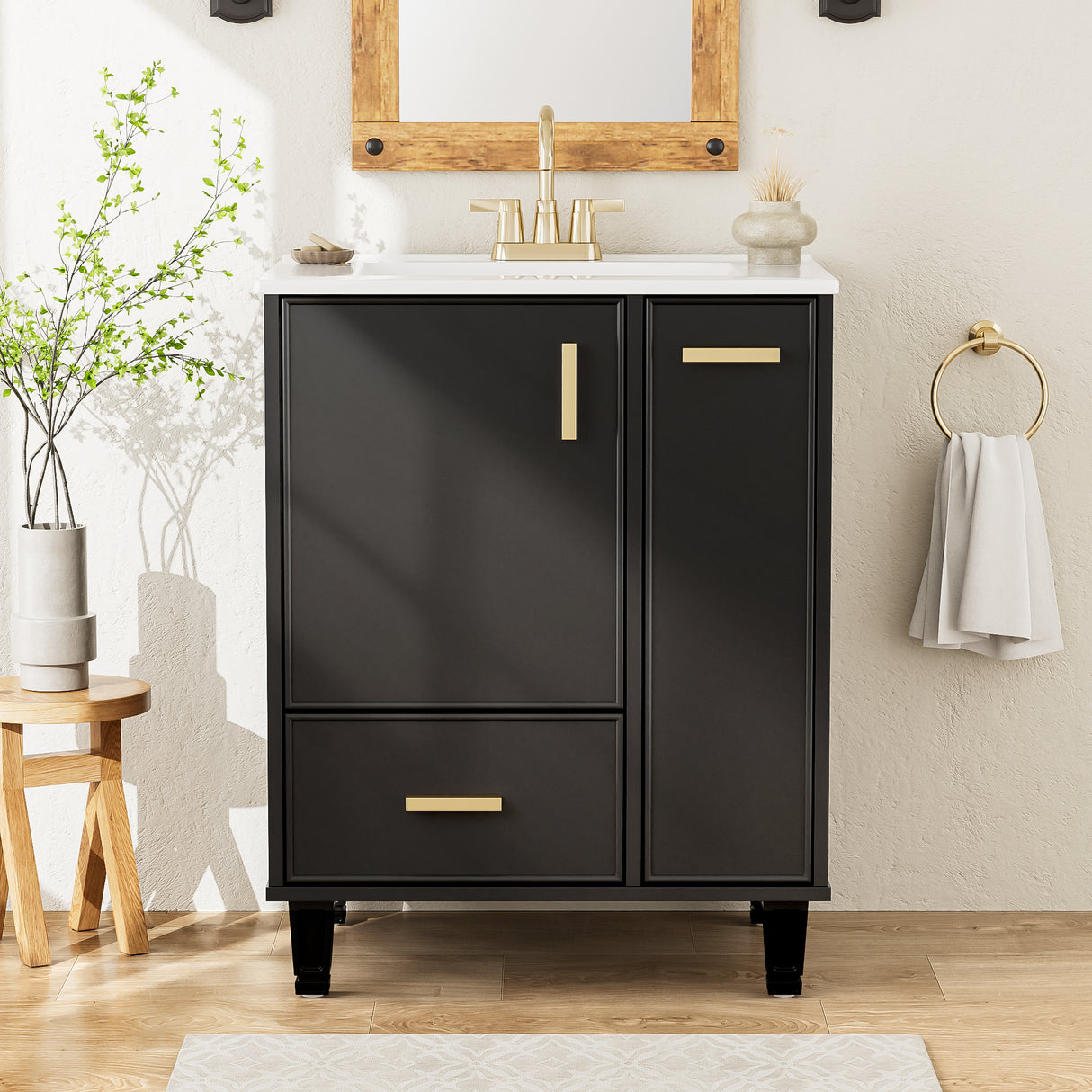 24" Bathroom Vanity with Sink