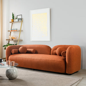 Donna Japandi Style Boucle Sofa