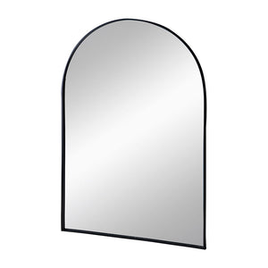 Arched Mirror With Metal Frame, Wall Mirror For Living Room Bedroom Entryway