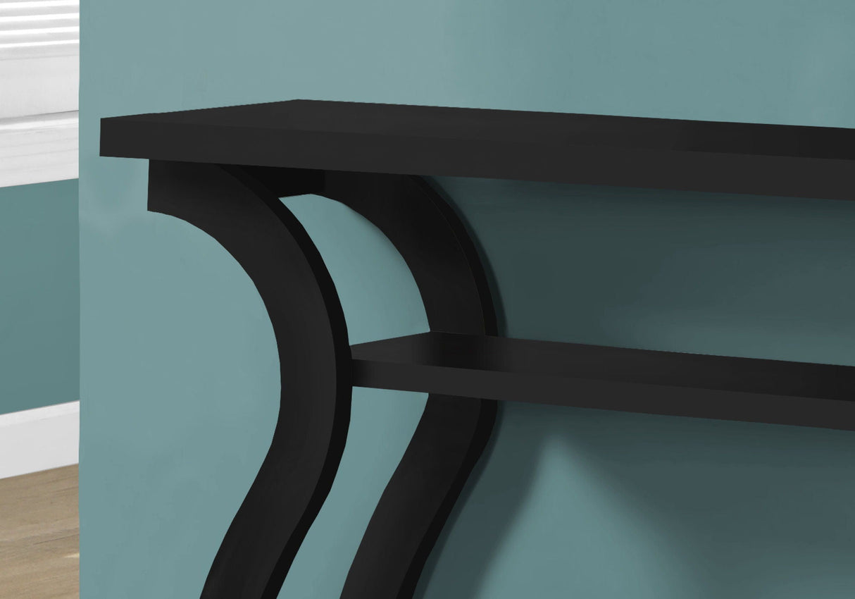 Accent Console Table For Entryway, Unique Curved Design - Best Buy Furniture