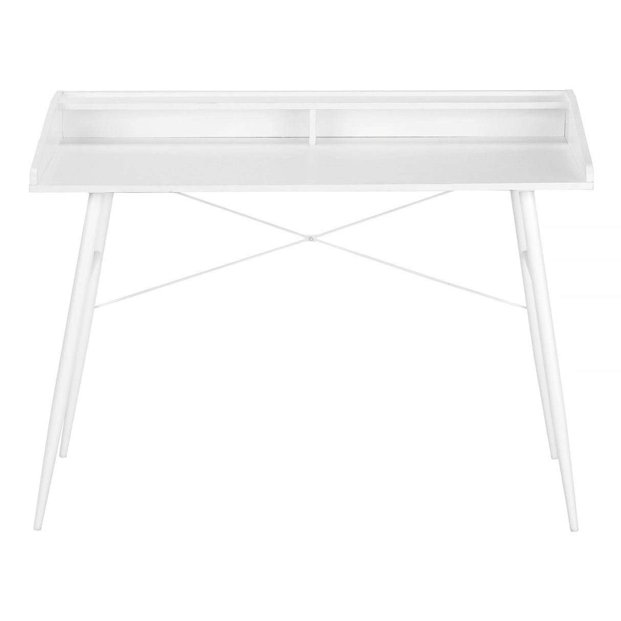 Computer Desk For Home Office, Laptop Storage Shelves, Contemporary & Modern