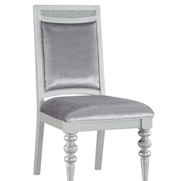 Maverick - Side Chair (Set of 2) - Silver - Best Buy Furniture