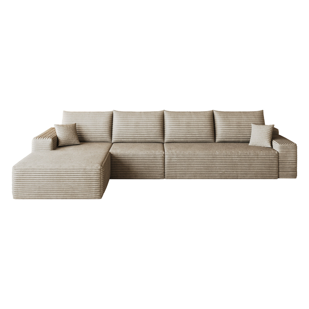 135" Cloud Sectional Couch with L-Shape Chaise