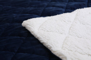 Modern Style Reversible Throw Blanket