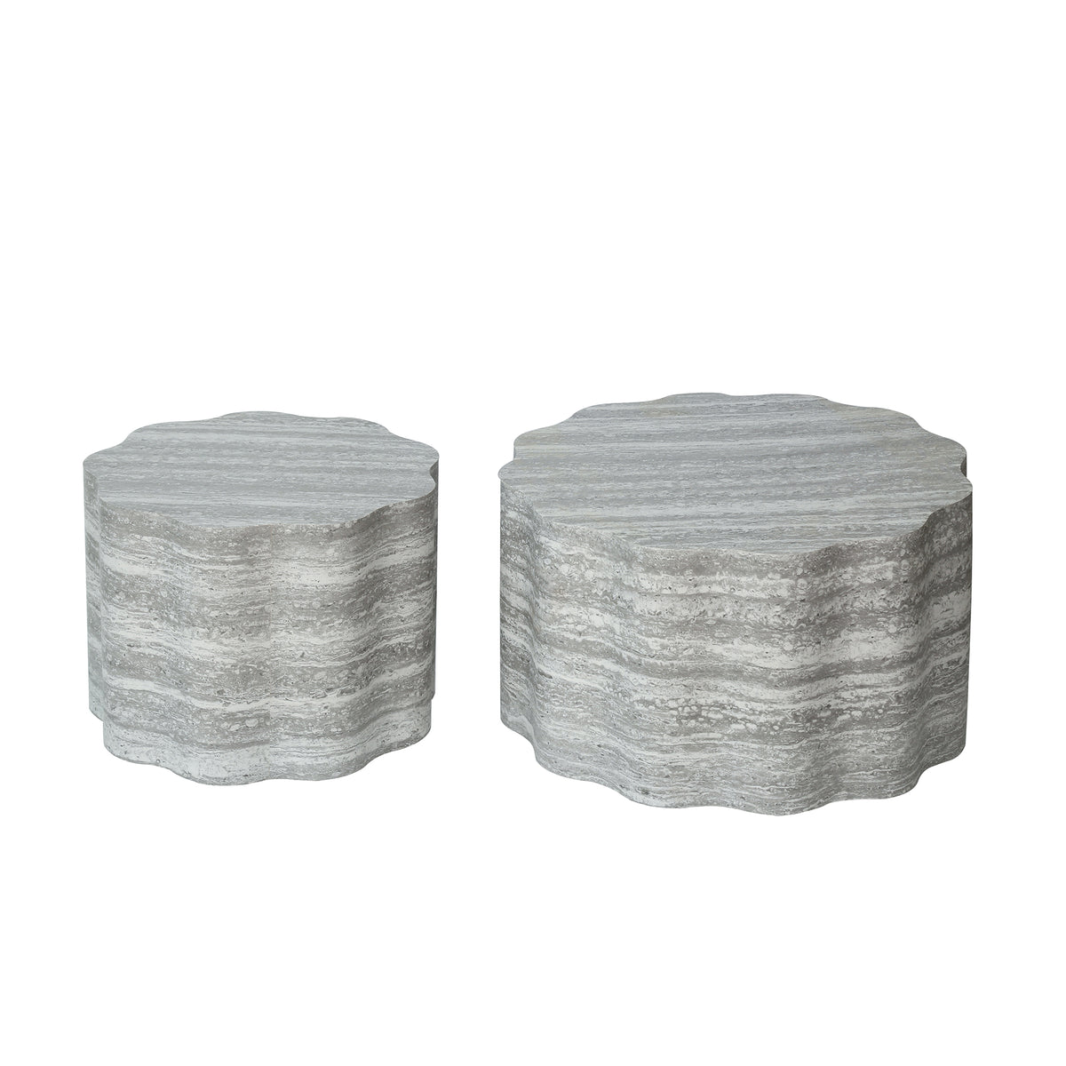 Set of 2 Round Coffee Tables