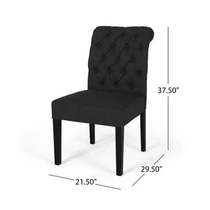 Broxton - Tuft Dining Rolltop Chairs With Button Tufted Backrest (Set of 2) - Best Buy Furniture
