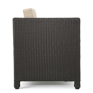 Stylish Outdoor Club Chair With Weather Resistant Cushions
