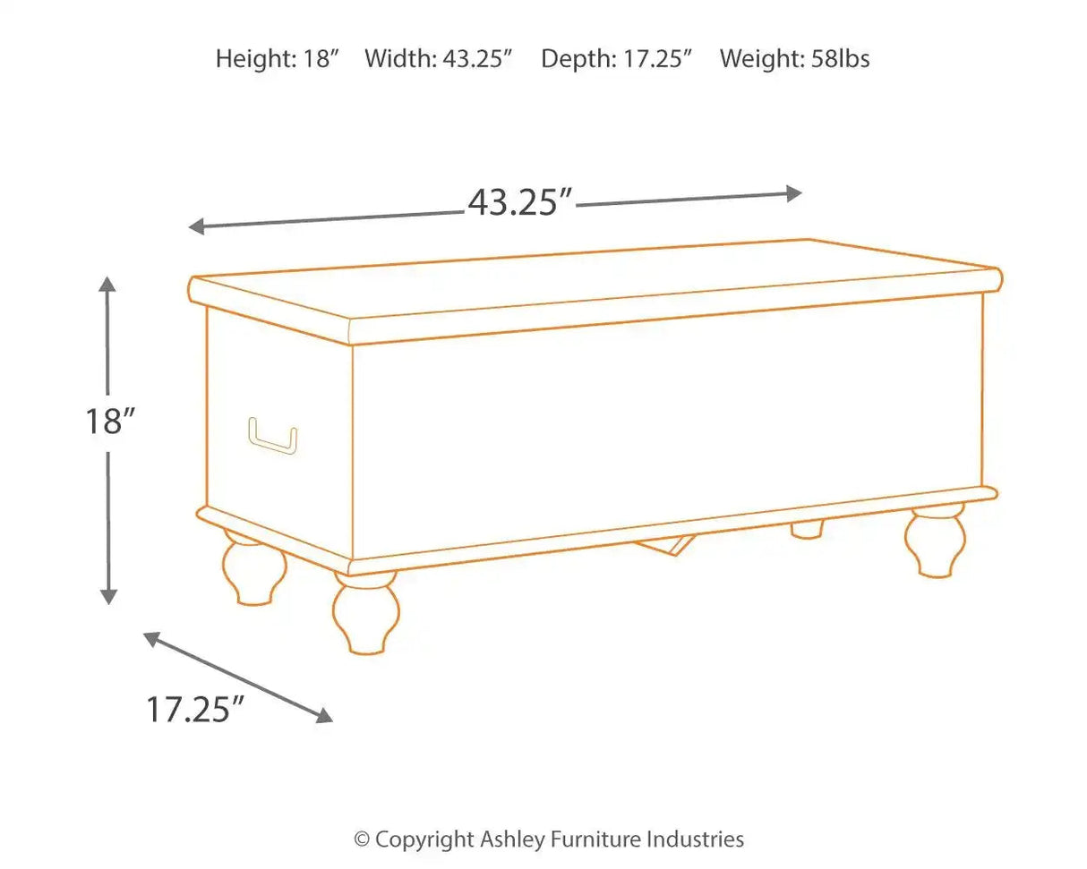 Fossil Ridge - Storage Bench - Beige - Best Buy Furniture