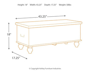 Fossil Ridge - Storage Bench - Beige - Best Buy Furniture
