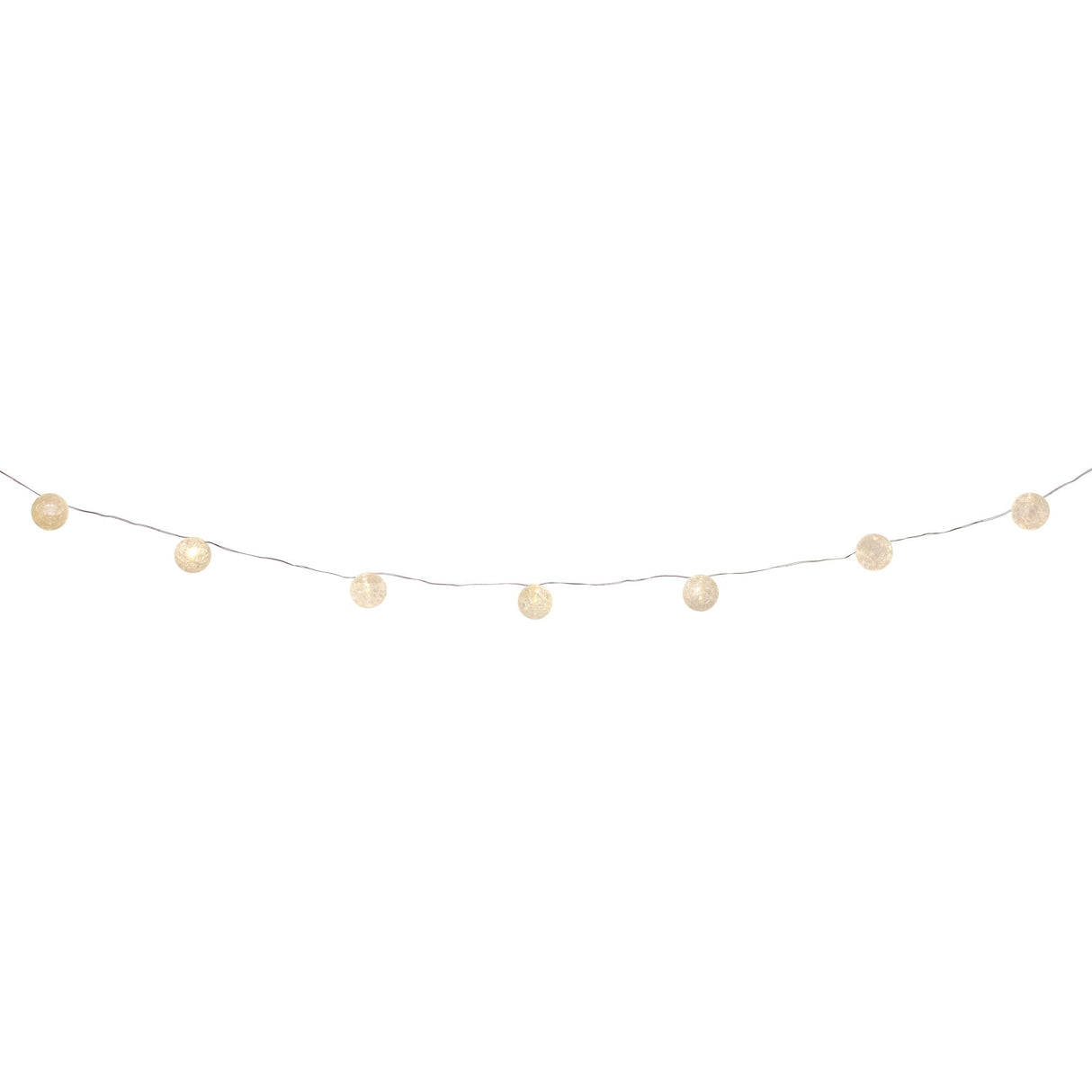 LED-Crackle-Glass-Ball-Light-String-11'L-Christmas-Ornaments