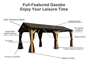 Cedar Wood Gazebo