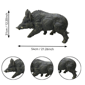 Simulated Wild Boar Resin Garden Statue