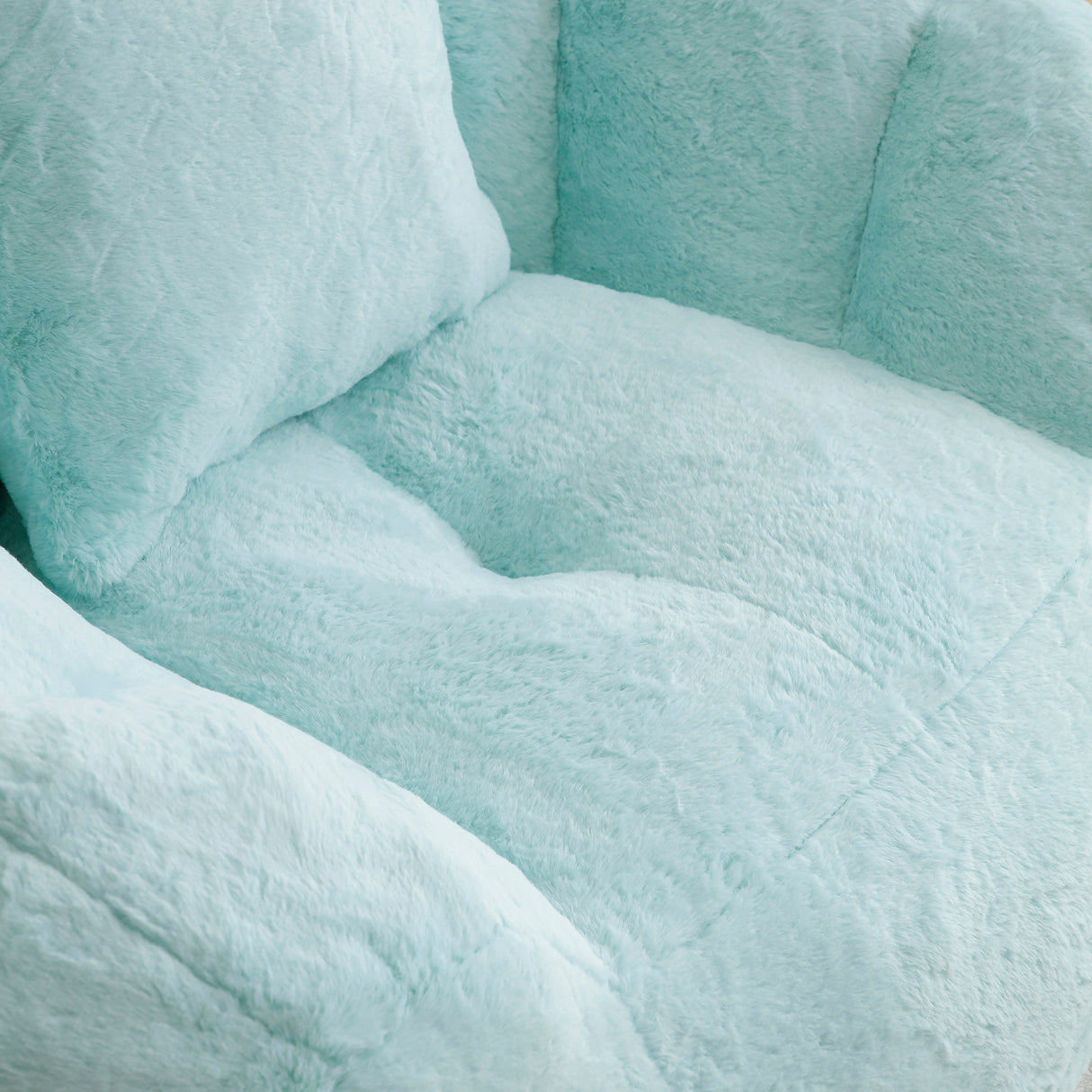 Giant Bean Bag Chair with Footstool