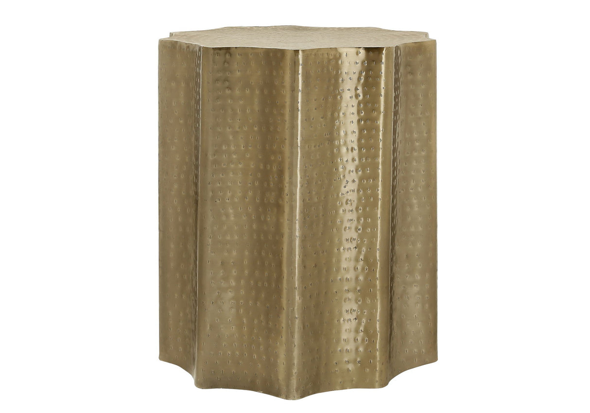 Drum Accent Side Table, Stylish Scalloped Design - Best Buy Furniture