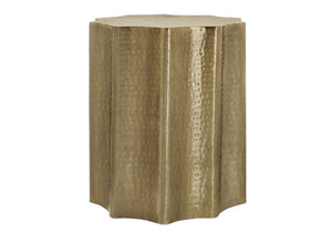 Drum Accent Side Table, Stylish Scalloped Design - Best Buy Furniture