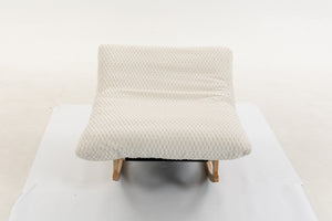 Bean Bag Rocking Chair with Solid Wood Frame